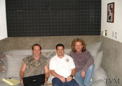 Myself and half of Damn Yankees, during Nugent album recording. 2007.